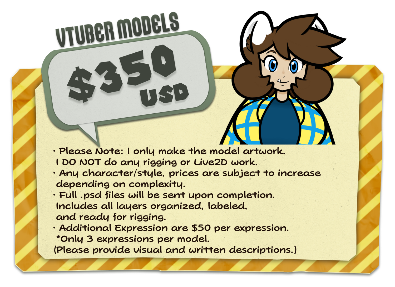 Hey there! I'm Yuki Goomba, the fluffy goomba wolf artist who specializes in nostalgic pieces with bold outlines and bright colors that are guaranteed to make you smile. Find out more about myself, my work, and what I do outside of art by checking the lin